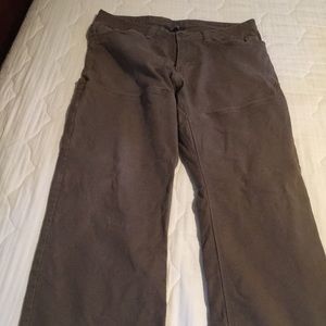 Brown OR double front pants.